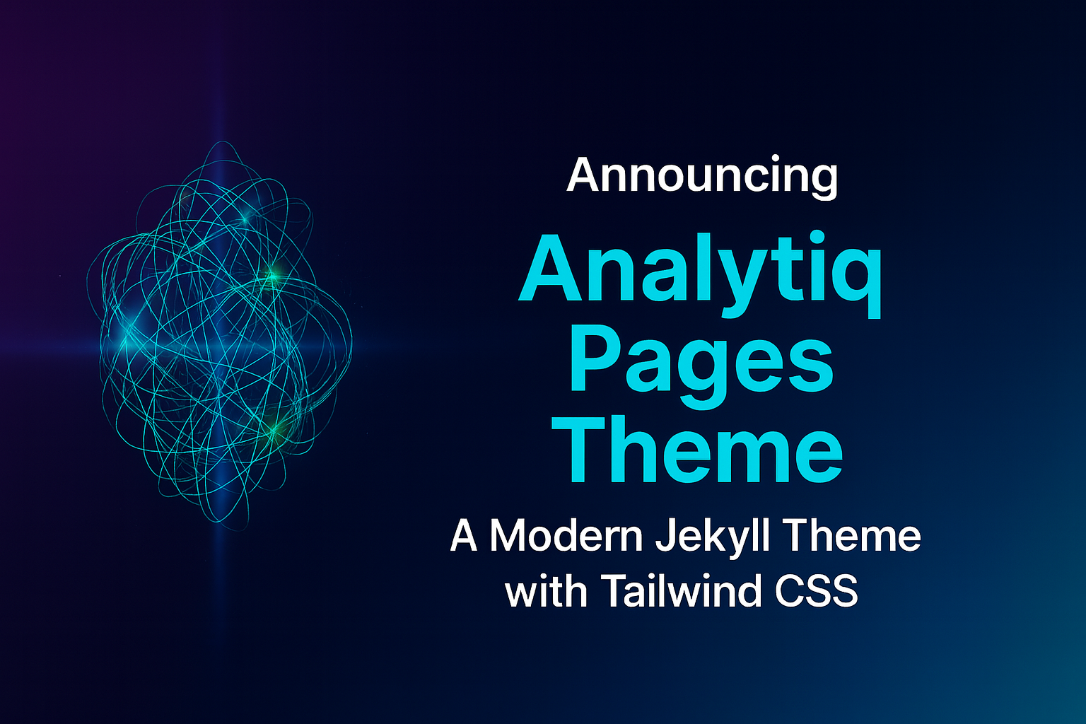 Announcing Analytiq Pages Theme: A Modern Jekyll Theme with Tailwind CSS