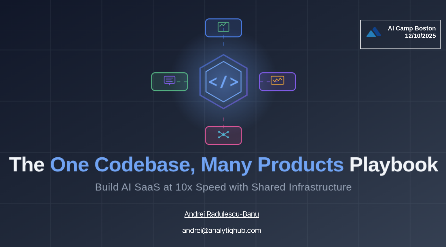 The 'One Codebase, Many Products' Playbook